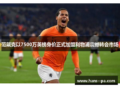 范戴克以7500万英镑身价正式加盟利物浦震撼转会市场