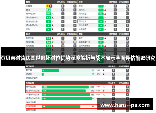 登贝莱对阵法国世俱杯对位优势深度解析与战术启示全面评估前瞻研究
